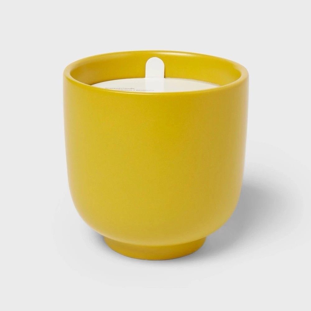 Room Essentials Yuzu Tonic 2-Wick Ceramic Jar Candles 13.5oz Set of 4 New